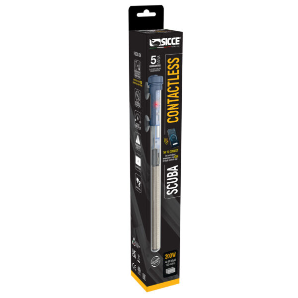 Sicce SCUBA ContactLess 200 Submersible Heater - 200 Watt