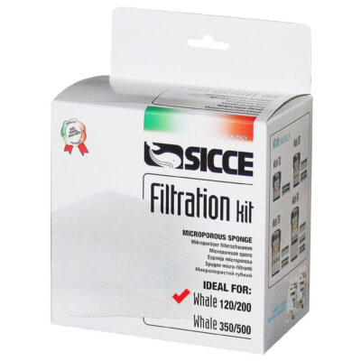 Sicce Whale 120 & 200 Replacement Sponge Kit (3-Pack; 1x10ppi & 2x20ppi)
