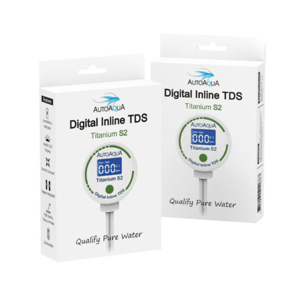 AutoAqua Digital Inline TDS - Titanium S2