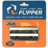 Flipper Standard Stainless Steel Replacement Blades for Glass Tanks - 2-Pack