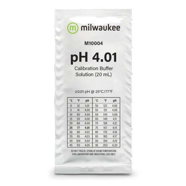 Milwaukee M10004B pH 4.01 Calibration Solution - Single