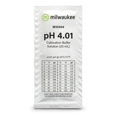 Milwaukee M10004B pH 4.01 Calibration Solution - Box of 25