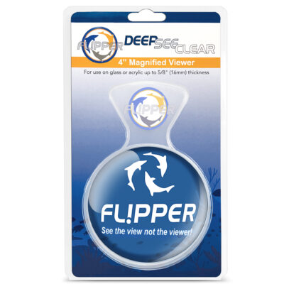 Flipper DeepSee Viewer - 4" Magnetic Magnifying Glass - Clear