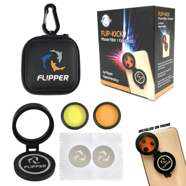 Flipper Flip-Kick Smartphone Aquarium Photography Filter Kit