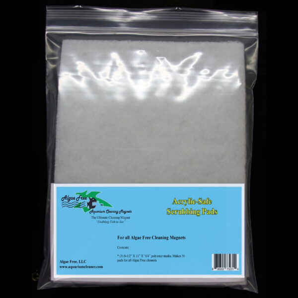 Algae Free Acrylic Cut to Fit Pads - 3 Pack of 8.5" x 11" Pads